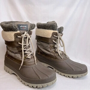Storm By Cougar Women's Brown Waterproof Snow Winter Boots. Size 10.